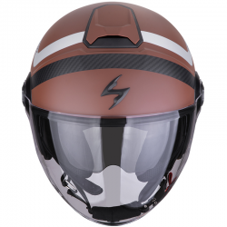 CASCO SCORPION EXO-CITY II RIVA BROWN MATT/SILVER