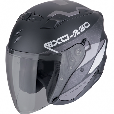 CASCO SCORPION EXO-230 BAND BLACK MATT/SILVER