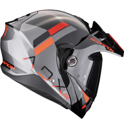 CASCO SCORPION ADX-2 GALANE SILVER/BLACK/RED