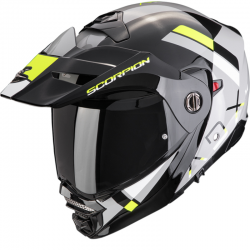 CASCO SCORPION ADX-2 GALANE GREY/BLACK/YELLOW FLUO