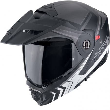 CASCO SCORPION ADX-2 LEWIS BLACK MATT/SILVER