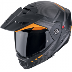 CASCO SCORPION ADX-2 LEWIS BLACK MATT/ORANGE