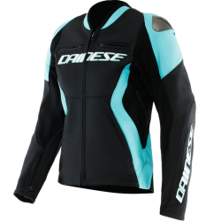 CHAQUETA DAINESE RACING 5 LADY BLACK/WATER