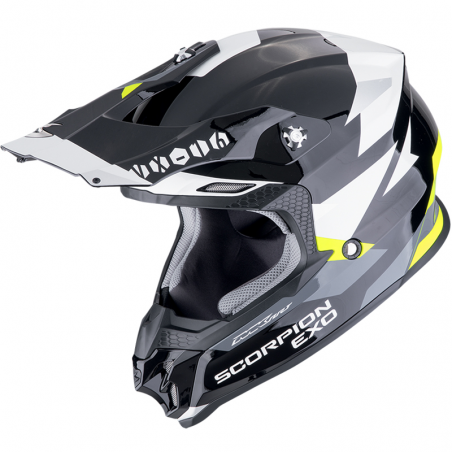 CASCO SCORPION VX-16 EVO AIR ROD BLACK/YELLOW FLUO