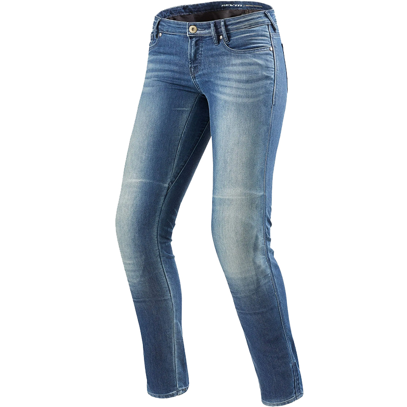 PANTALONES VAQUEROS REVIT WESTWOOD LADY AZUL GASTADO