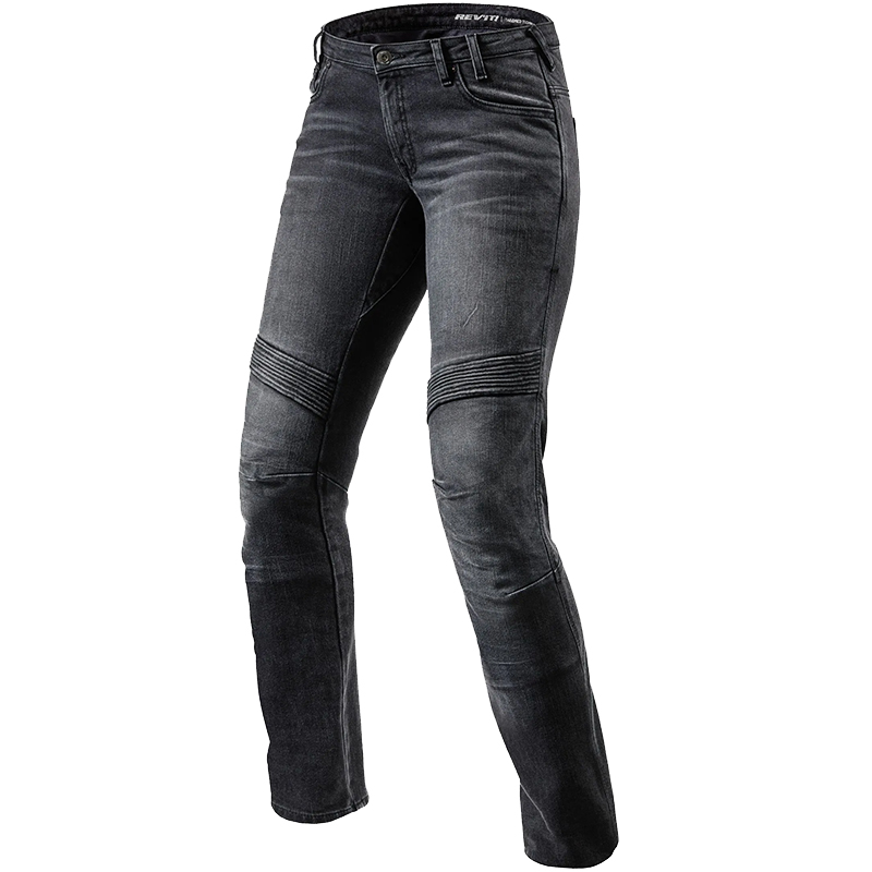 PANTALONES VAQUEROS REVIT MOTO LADY NEGRO