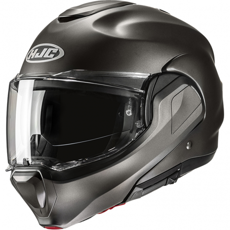 CASCO HJC F100 SEMI FLAT TITANIUM