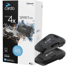 KIT INTERCOMUNICADORES CARDO FREECOM 4X y SPIRIT HD