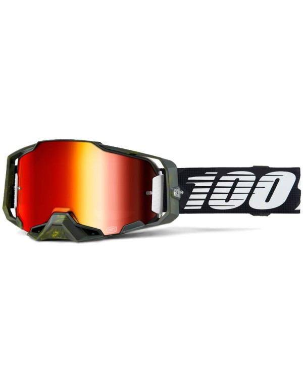 GAFAS 100% ARMEGA M2 SOLEDAD ROJO ESPEJO