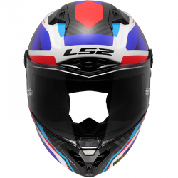 CASCO LS2 THUNDER CARBON GP AERO RAUTE BLUE RED