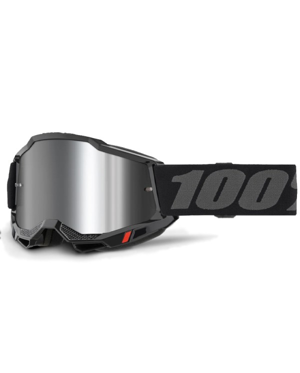 GAFAS 100% ACCURI 2 M2 NEGRO / PLATA ESPEJO