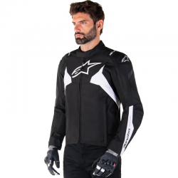 CHAQUETA-ALPINESTARS-T-JAWS V4 WP BLACK/WHITE