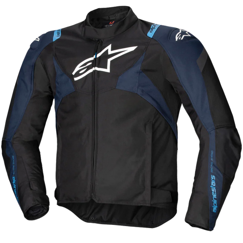 CHAQUETA ALPINESTARS T-JAWS V4 WP BLACK/DARK BLUE/BLITHE BLUE