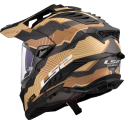 CASCO LS2 EXPLORER CARBON TRICK BROWN SAND