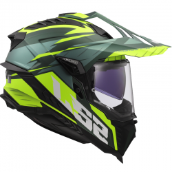 CASCO LS2 EXPLORER SPIRE GREEN/H-V YELLOW