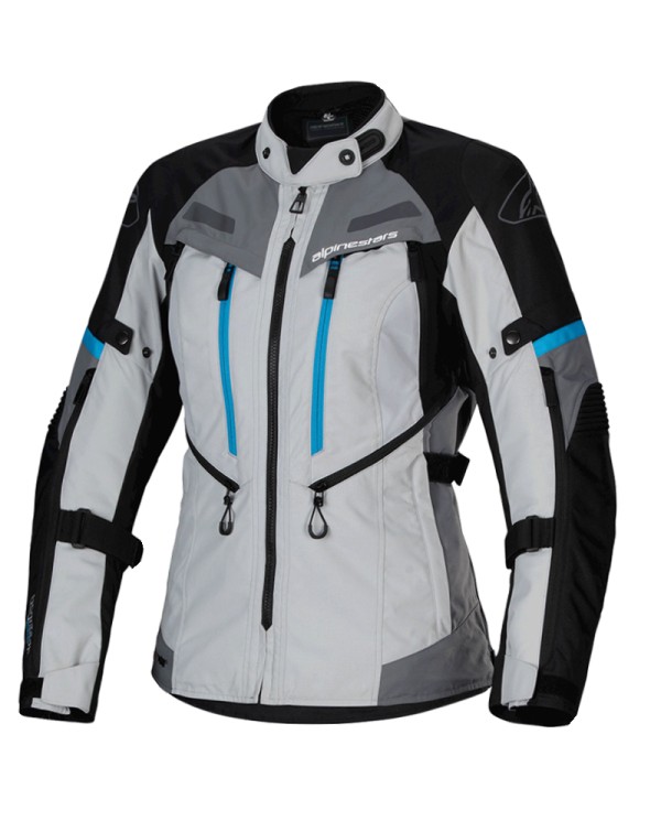 CHAQUETA ALPINESTARS STELLA BOGOTA PRO DRYSTAR LADY ICE GRAY/BLACK CYAN