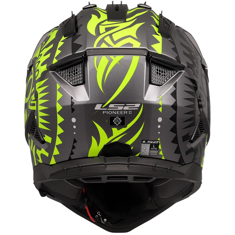 CASCO LS2 PIONEER II RANGI H-V YELLOW