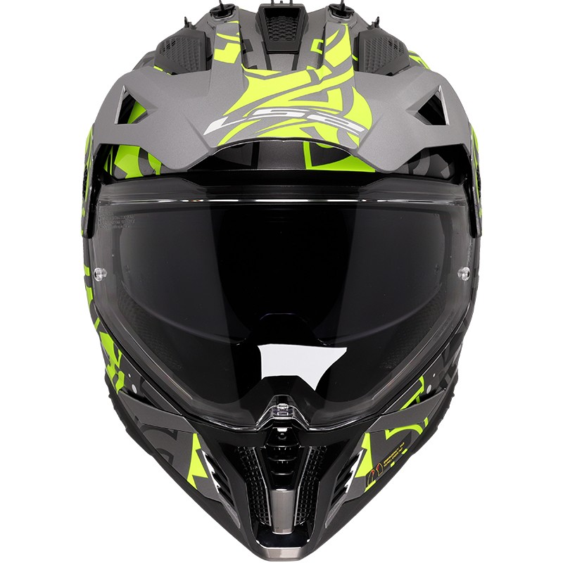 CASCO LS2 PIONEER II RANGI H-V YELLOW