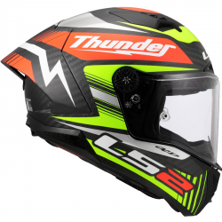 CASCO LS2 THUNDER CARBON GP AERO REPLICA BLACK