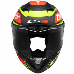 CASCO LS2 THUNDER CARBON GP AERO REPLICA BLACK