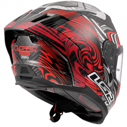 CASCO LS2 DRAGON ENTHUM CARBONO RED