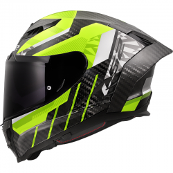 CASCO LS2 DRAGON TRAX CARBONO H-V YELLOW