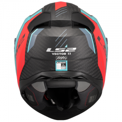 CASCO LS2 VECTOR II CARBON GRID RED/CYAN