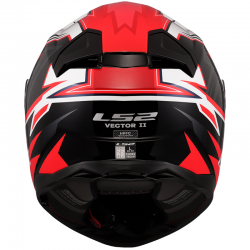 CASCO LS2 VECTOR II BUNTRI BLACK/RED