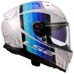 CASCO LS2 VECTOR II FREEDOM WHITE/SILVER