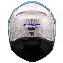 CASCO LS2 VECTOR II FREEDOM WHITE/SILVER