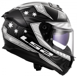 CASCO LS2 STREAM II GALDAM BLACK/WHITE