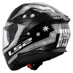 CASCO LS2 STREAM II GALDAM BLACK/WHITE