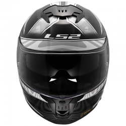 CASCO LS2 STREAM II GALDAM BLACK/WHITE