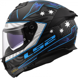 CASCO LS2 STREAM II GALDAM BLACK/BLUE