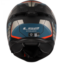 CASCO LS2 STREAM II ROAD MATT BLACK/BLUE