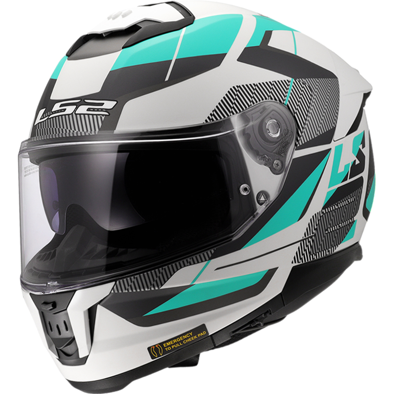 CASCO LS2 STREAM II ROAD CYAN LIGHT/GREY