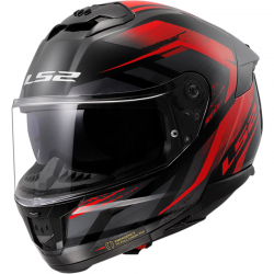 CASCO LS2 STREAM II FURY BLACK/RED