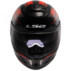 CASCO LS2 STREAM II FURY BLACK/RED