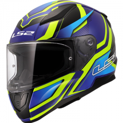 CASCO LS2 RAPID II FLITZ H-V YELLOW/BLUE