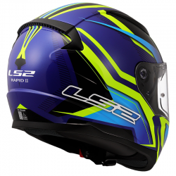 CASCO LS2 RAPID II FLITZ H-V YELLOW/BLUE