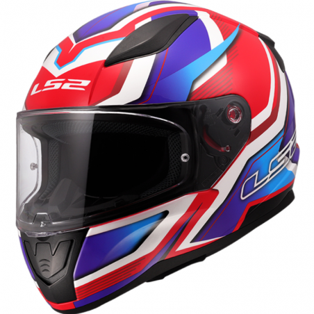 CASCO LS2 RAPID II FLITZ BLUE/RED