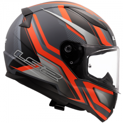 CASCO LS2 RAPID II FLITZ ORANGE/GREY