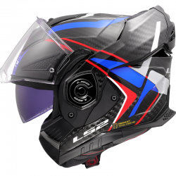 CASCO LS2 ADVANT X CARBON FUTURE WHITE/BLUE