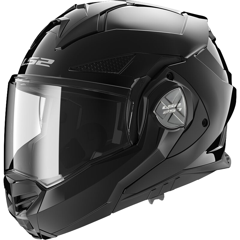 CASCO LS2 ADVANT X MODULAR NEGRO BRILLO