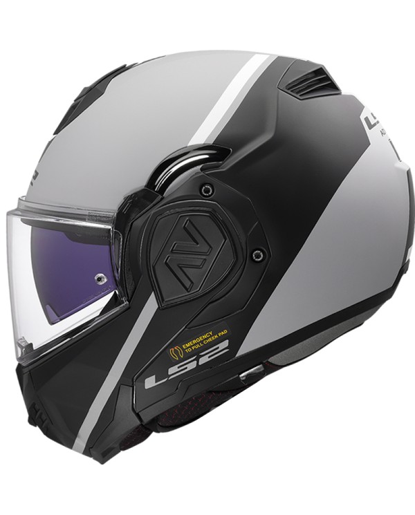 CASCO LS2 ADVANT SWIPE MODULAR GREY/BLACK