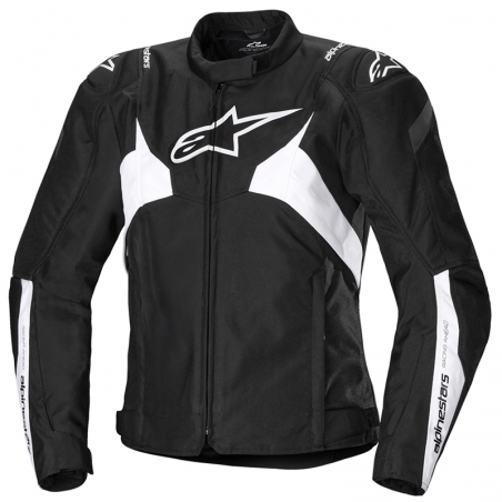 CHAQUETA ALPINESTARS STELLA T-JAWS V4 WP BLACK/WHITE