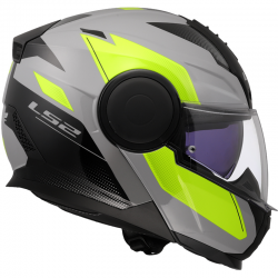 CASCO LS2 SCOPE II DURIA MODULAR GREY/H-V YELLOW