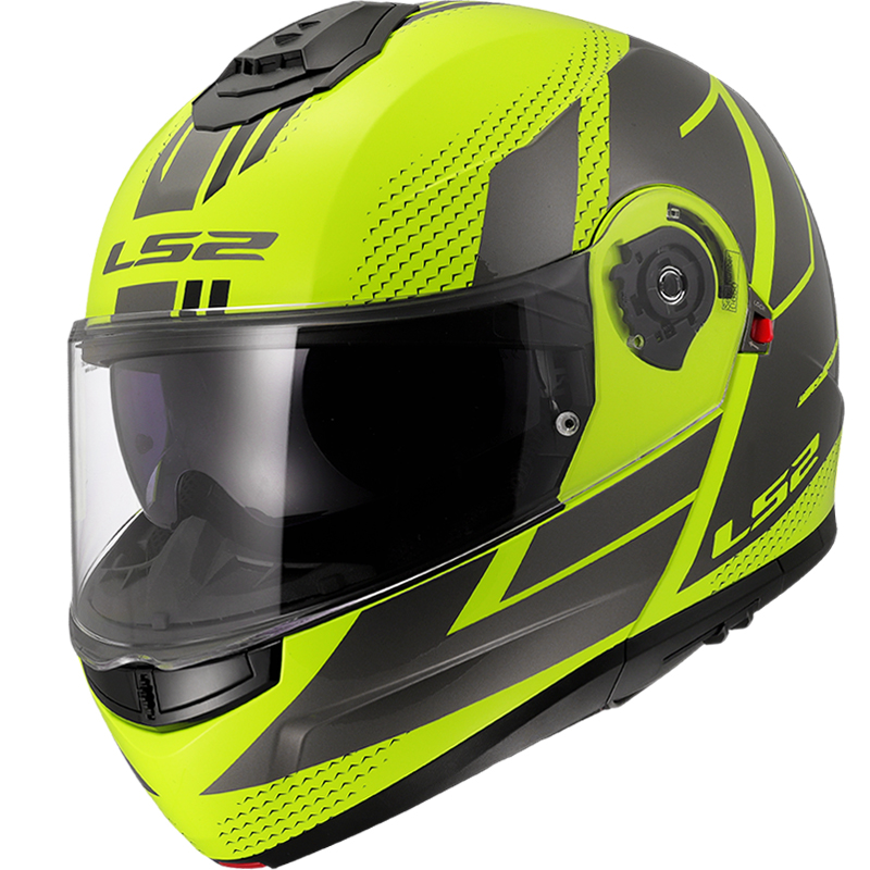 CASCO LS2 STROBE II CODE MODULAR H-V YELLOW/GREY