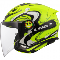 CASCO LS2 FUNNY II GLUP INFANTIL H-V YELLOW