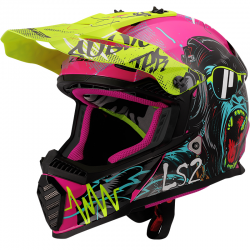 CASCO LS2 FAST EVO II MINI INFANTIL GORILLA